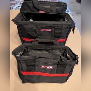 Craftsman Black and Red Duffel/Tool Bags -3pack